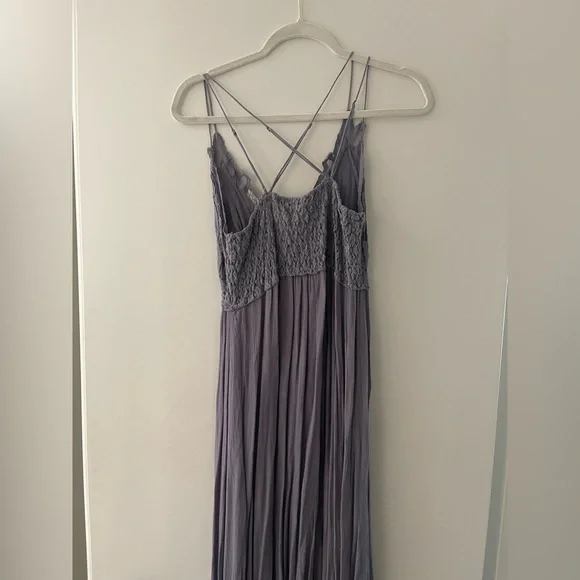 Free People Adella Maxi Dress purple size Medium - Picture 5 of 10